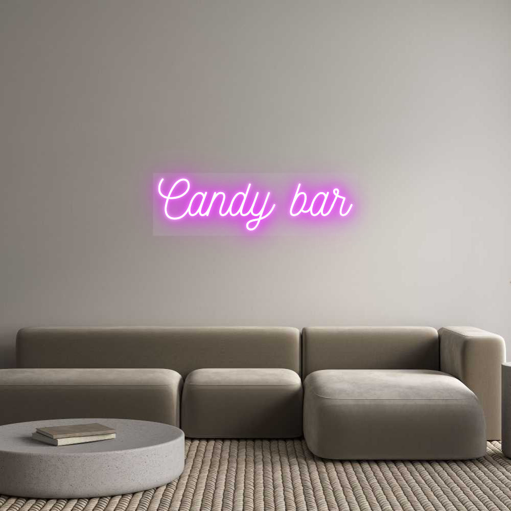 Néon sur mesure : Candy bar