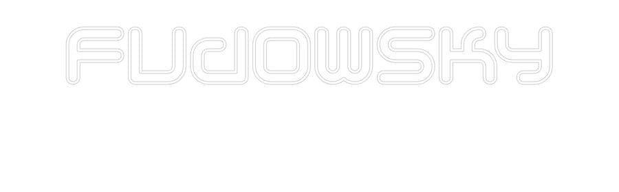 Néon sur mesure : fvdowsky