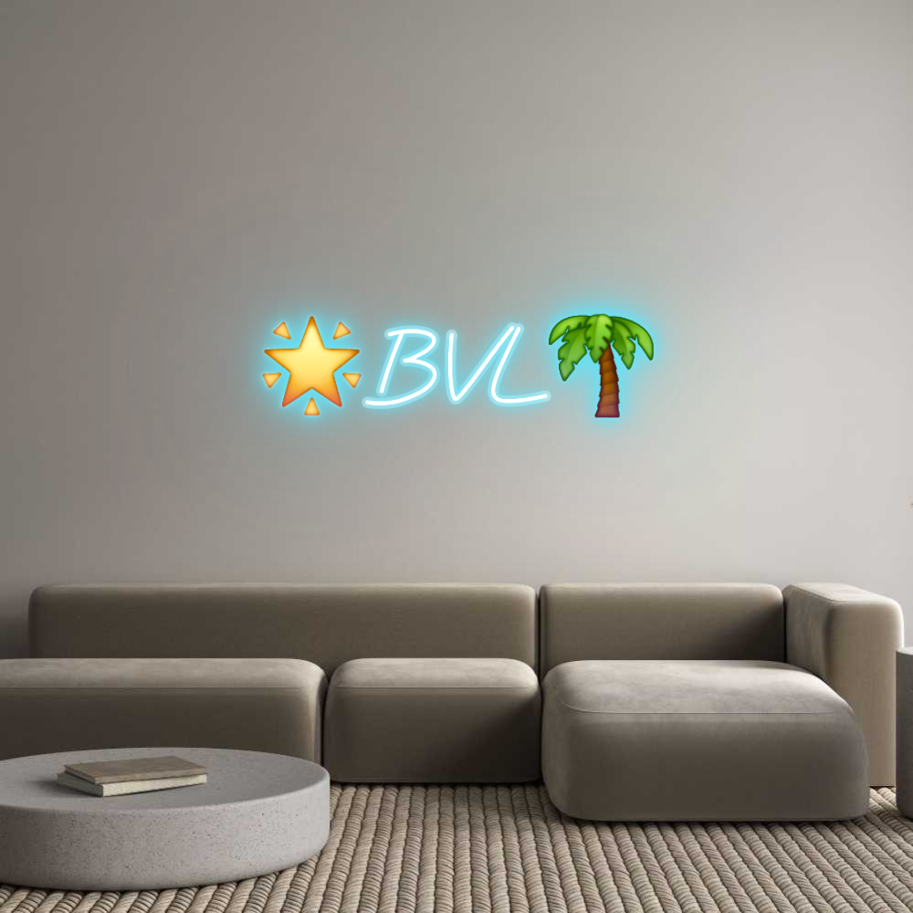 Néon sur mesure : 🌟BVL🌴