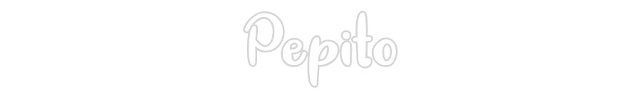 Néon sur mesure : Pepito
