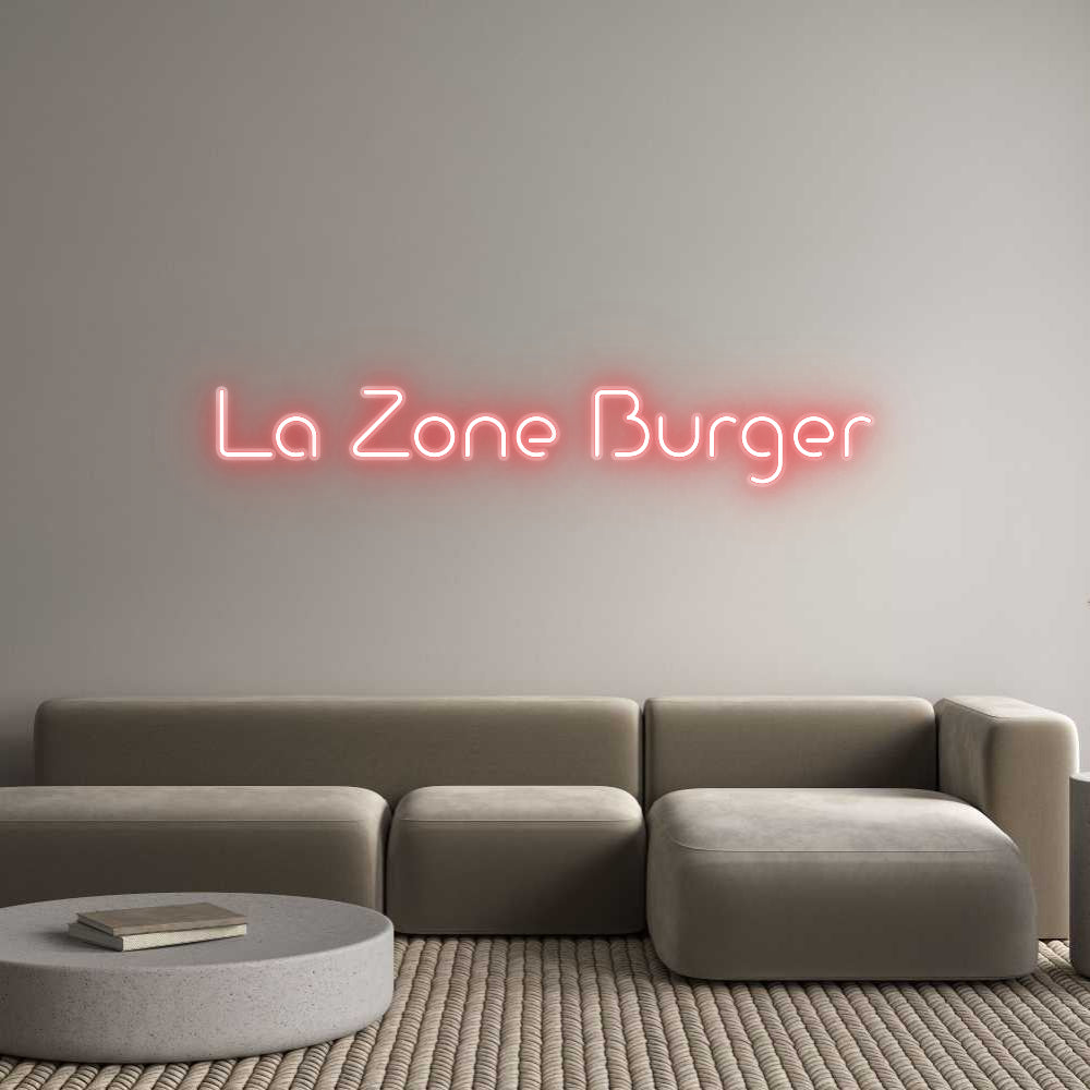 Néon sur mesure : La Zone Burger