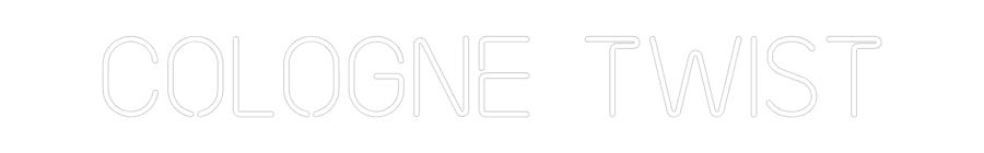 Néon sur mesure : COLOGNE TWIST