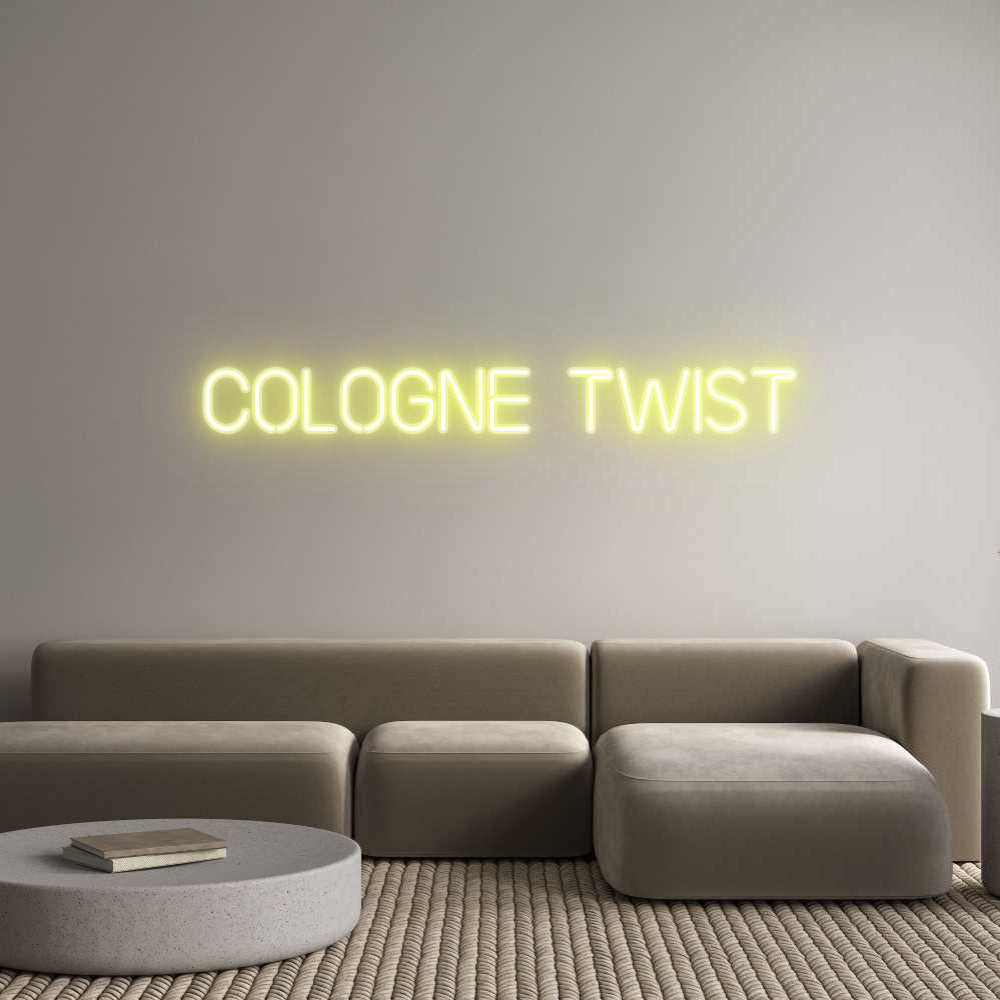 Néon sur mesure : COLOGNE TWIST