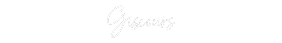 Néon sur mesure : Giscours
