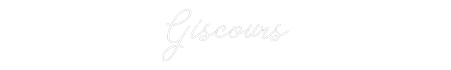 Néon sur mesure : Giscours