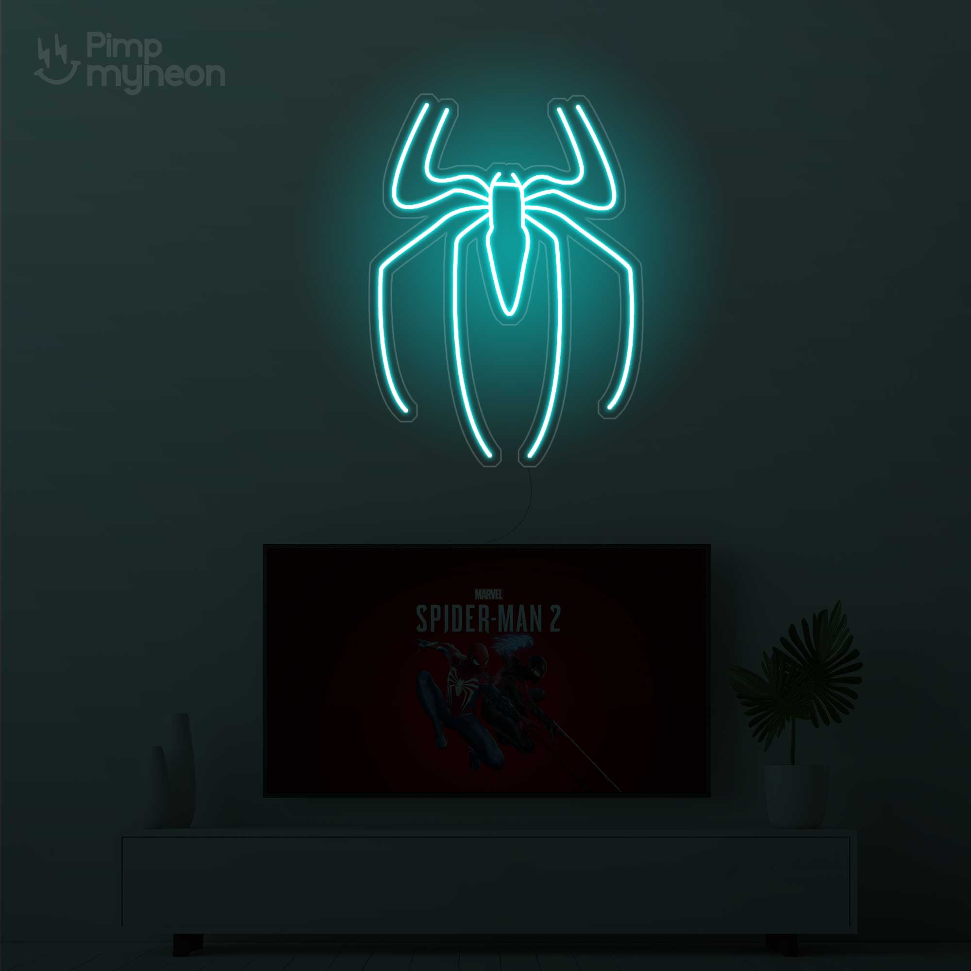 Neon Spiderman