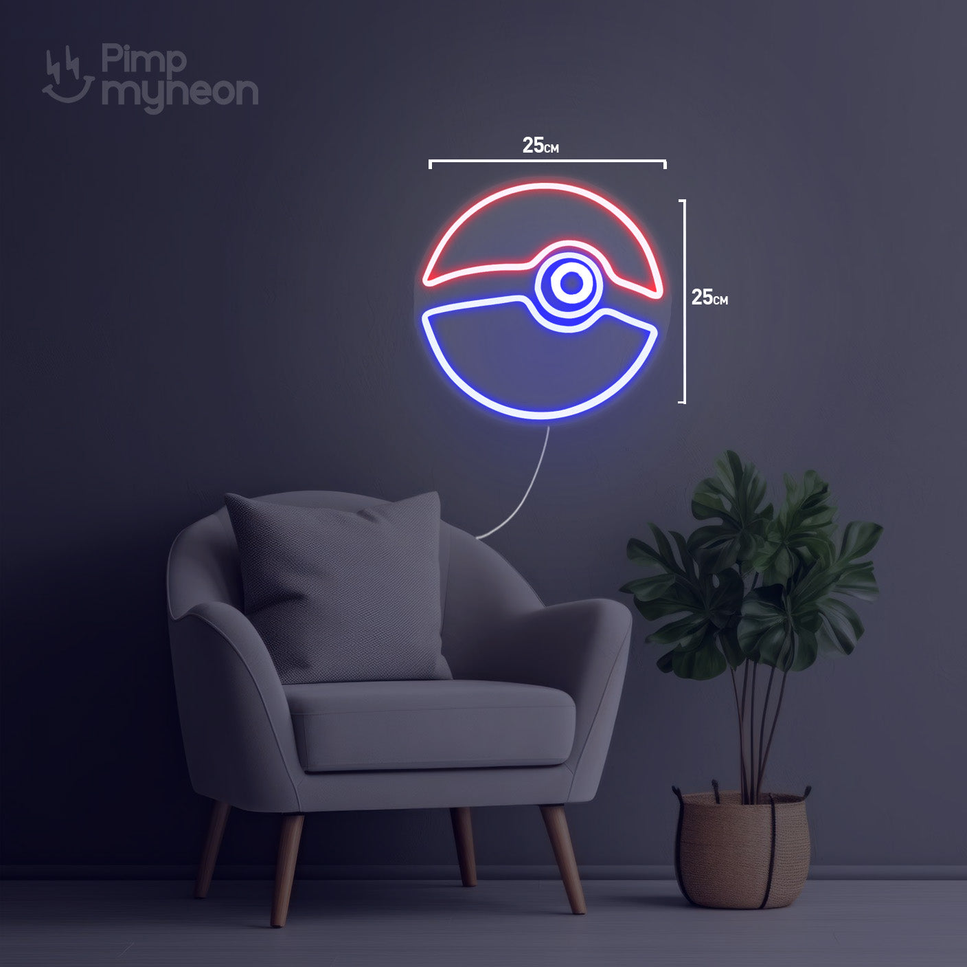 Néon Pokéball Personnalisé