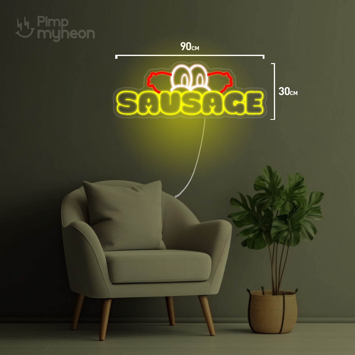 Sausage - Néon Personnalisé