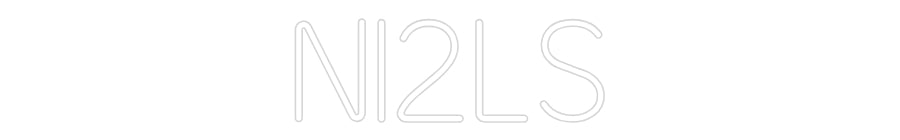 Néon sur mesure : NI2LS