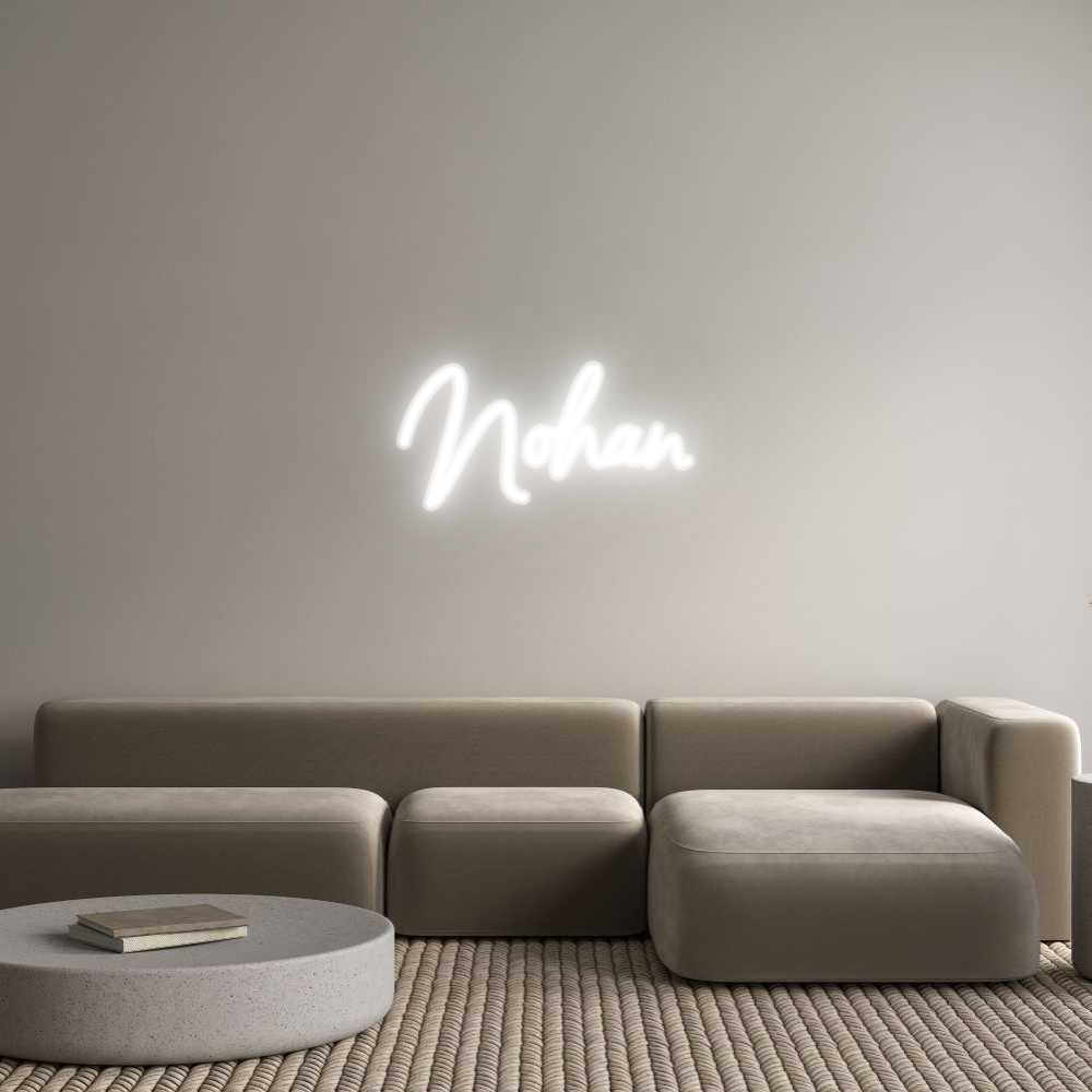 Néon sur mesure : Nohan