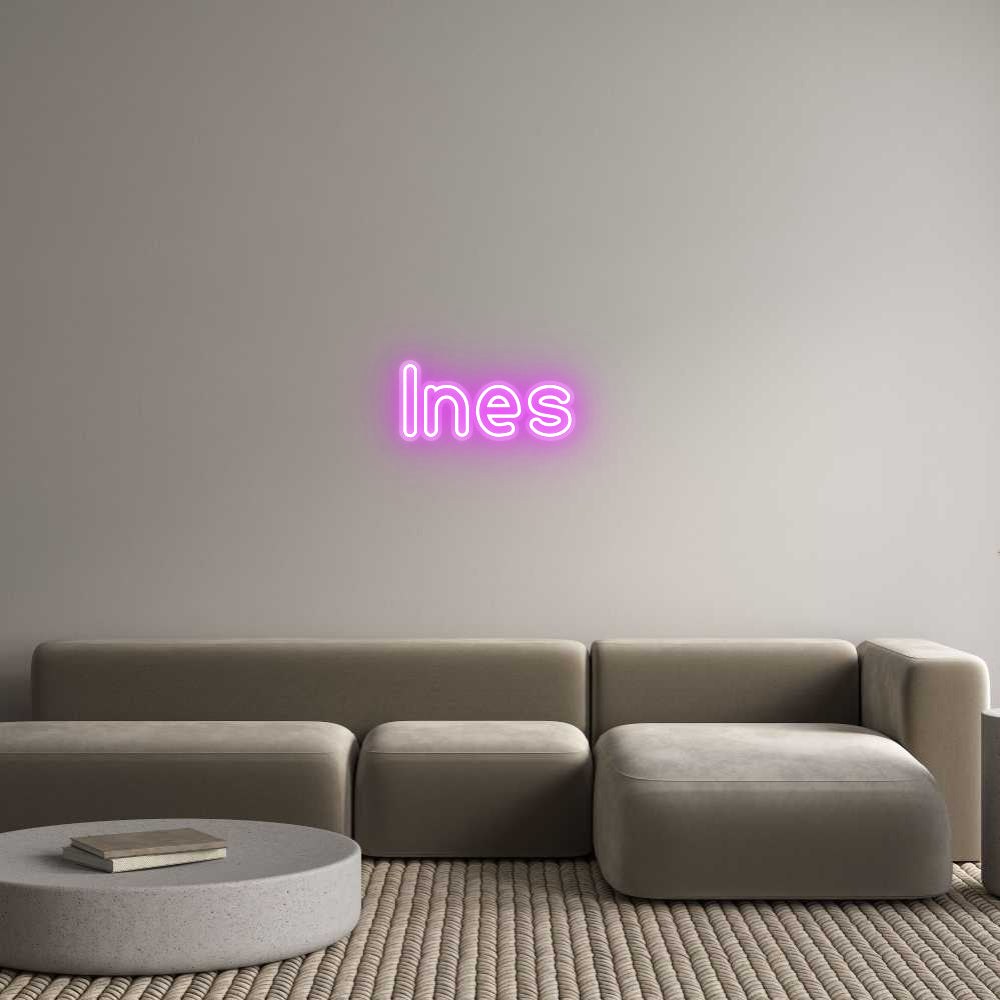 Néon sur mesure : Ines