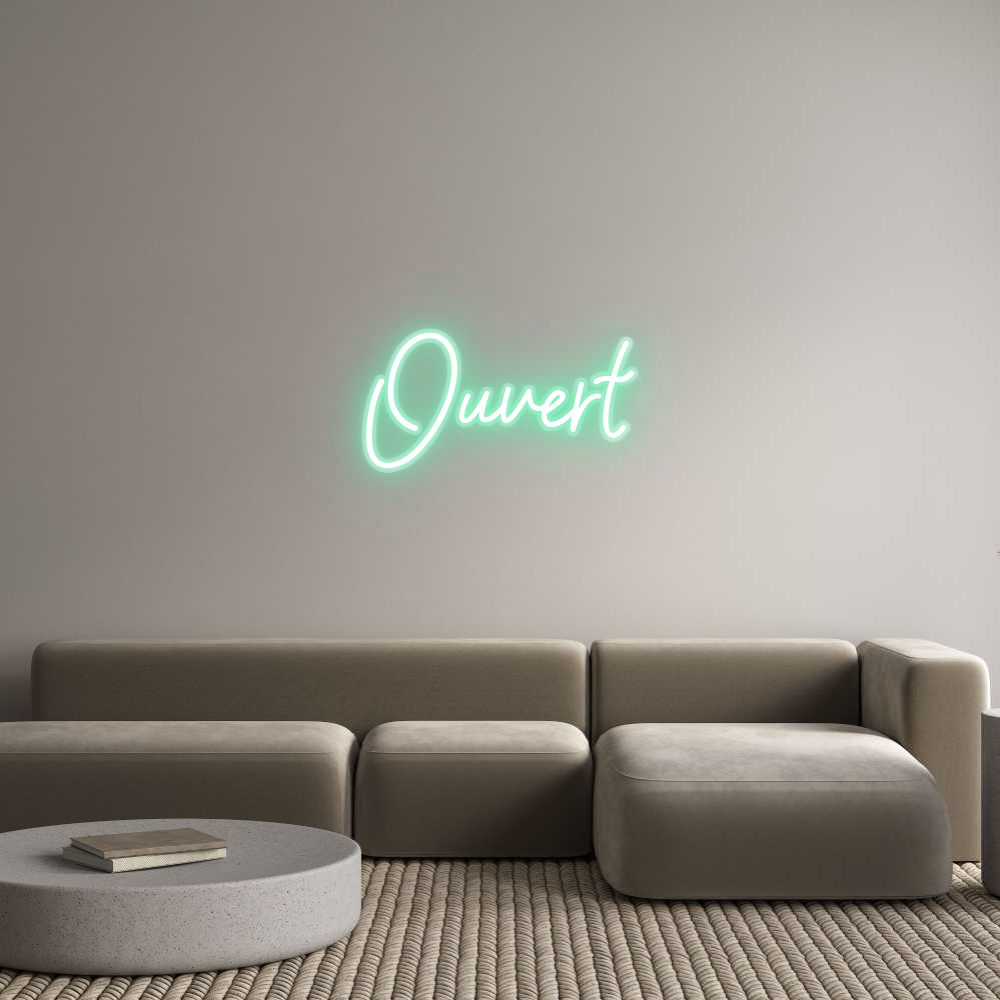 Néon sur mesure : Ouvert