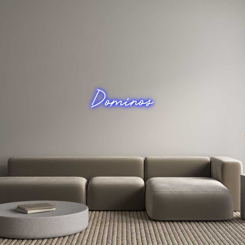 Néon sur mesure : Dominos